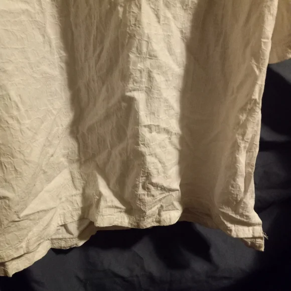 EUC white / off white linen shirt. xl - Picture 4 of 11